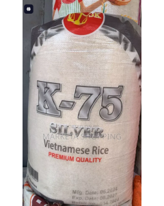 K75 VIET RICE SILVER 45kg/Bag
