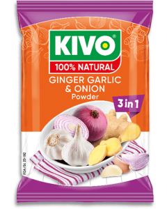 KIVO 100% Natural Ginger, Garlic & Onion powder 25g